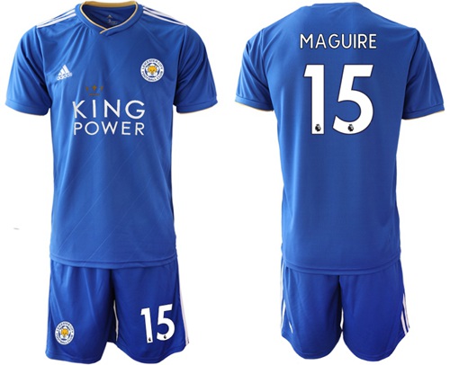 Leicester City #15 Maguire Home Soccer Club Jersey